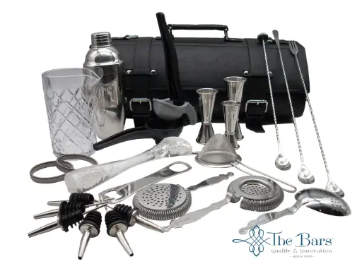 [BR06] Maletin Barman Piel Completo Negro