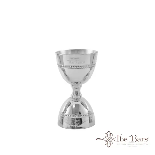 [J031] Medidor Licor Inox. Decó 15-30-45 Ml.