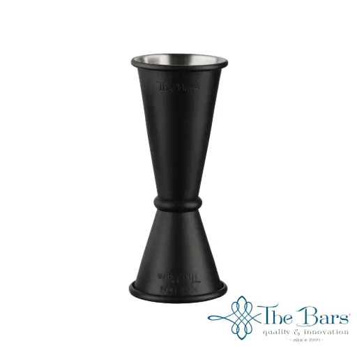[J011B] Medidor Licor Negro 15-22,5-30-37,5-45 Ml.
