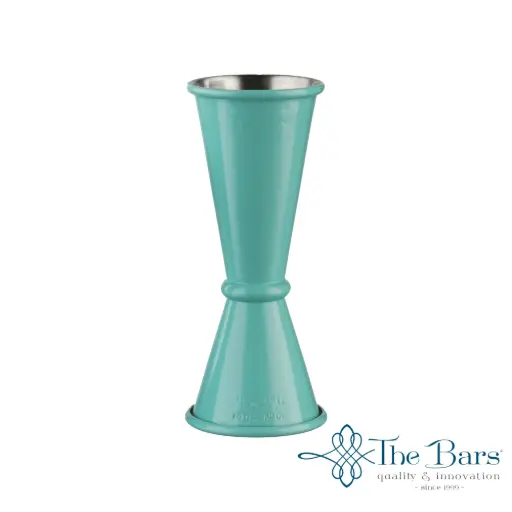 [J011TY] Medidor Licor Tiffany Verde 15-22,5-30-37,5-45 Ml.