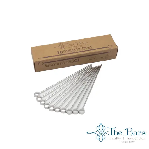 [C008R] Pincho Frutas Inox. Cabezal Anillo  Paxk 12 U