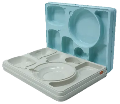 [TT-6N] Bandeja Hospital Isotermica 6 Piezas Completa                    
