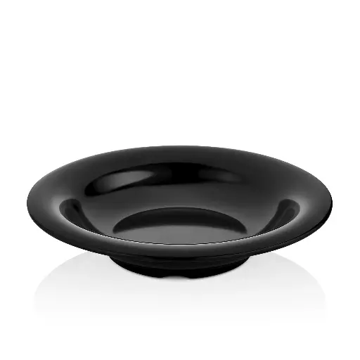 [4858] Plato Buffet Hondo Melamina Negro 30 Cm.
