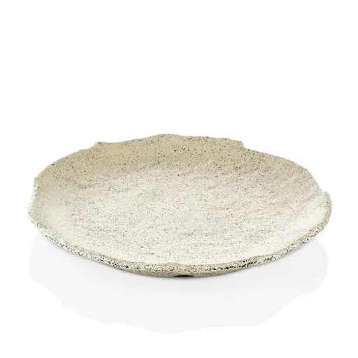 [4854] Plato Llano Melamina Granito Beige 28 Cm.