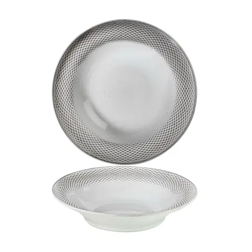 [4875] Plato Pasta Panio Beige 26 Cm.