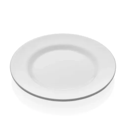 [4616] Plato Postre Melamina Blanco 21 Cm.