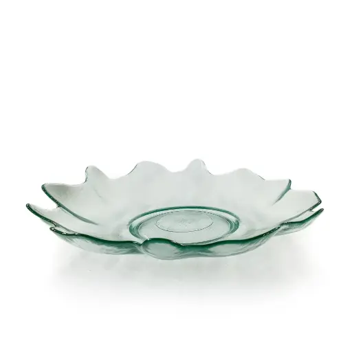 [4842] Plato Vidrio Reciclado Feston 33 Cm.