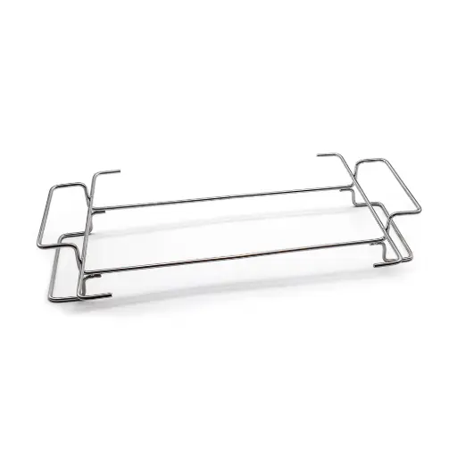 [4768] Soporte Fuente Llama Rectangular Inox. 32X22 Cm.