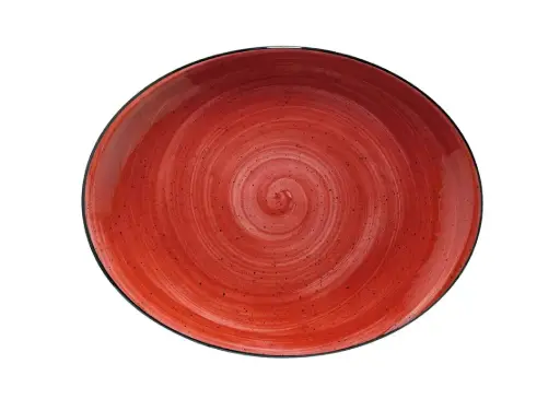 [B928255P] Zz26 Fuente Oval  Passion 25X19X2 Cm.