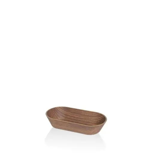 [146-0103] FUENTE OVAL PS. MADERA 15X8 CM.