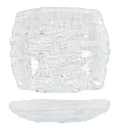 [V638002] Zz26 Fuente Rectangular Lustre Anna 14X13 Cm.