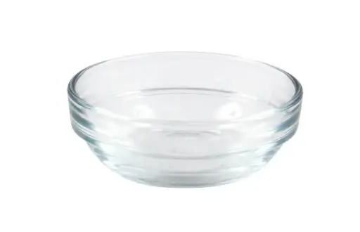 [T49-2020AC] Lavafrutas Apilable Vidrio 6 Cm. Set 4 Unid.