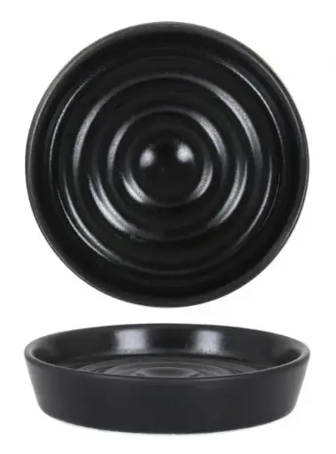 [B928316B] ZZ26 Bol Degustacion Neat  Negro 10 Cm.