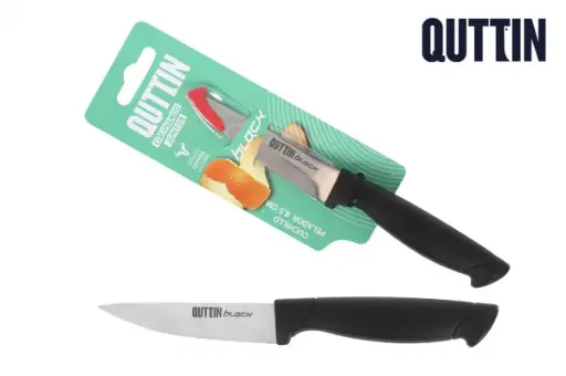[QT-706002V] CUCHILLO PELADOR APARTAMENTOS BLACK 8,5 CM.