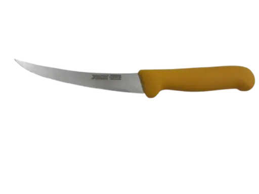 [787205] Cuchillo Deshuesar Curvo Amarillo 13 Cm.