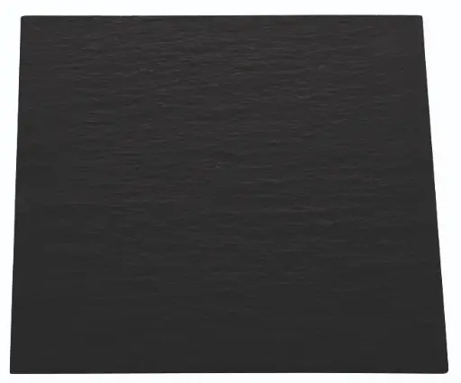 [B2584] Zz26 Plato Pizarra Africa Negro 15X15X0,6 Cm.