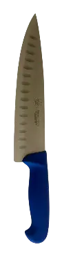 [856110AZ] Cuchillo Cocinero Inyectado Alveolos Azul 25 Cm. 