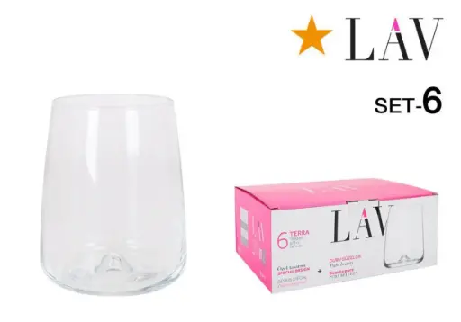 [10960S] Vaso Terra 47.5 Cl. 6 Unidades