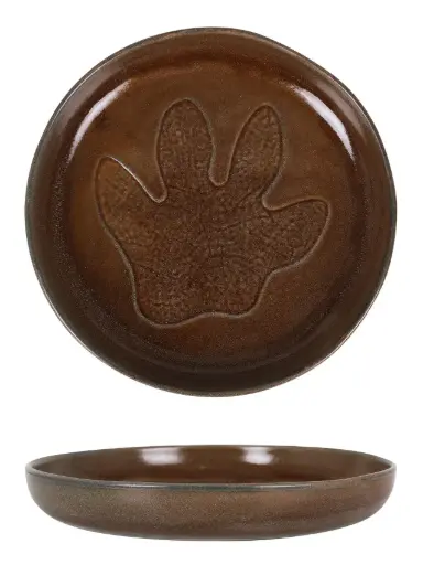 [B928319] ZZ26 Plato Hondo  Terra Prints 24 Cm.