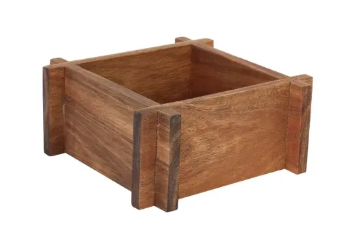 [B947054] Zz26 Pedestal Madera Acacia 17X17X7.5 Cm.
