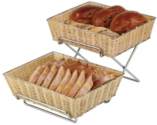 [33221] Zz26 Soporte Buffet Inox. Gn. 1/2 Doble