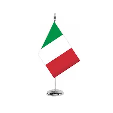 [15ITAL] Bandera Sobremesa Italia 15x10 cm.                               