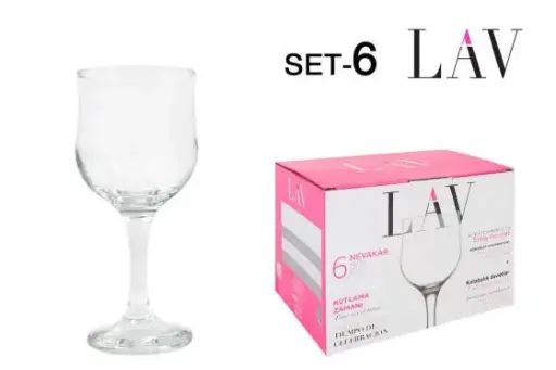 [22209S] Copa Vino Tinto 240Cc Set De 6