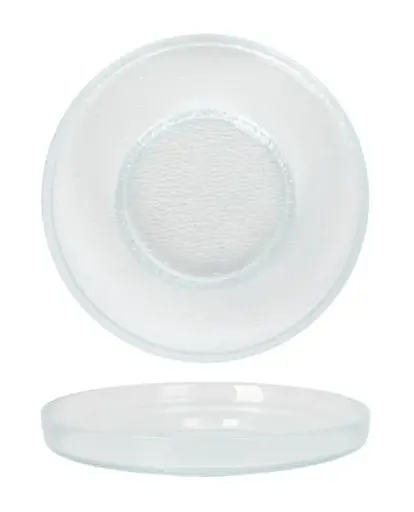 [V638060] Plato Degustacion Corfu Transparente 24X4 Cm.