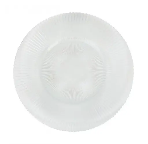 [V638056] Plato Llano Siddi Transparente 22.5X1.5 Cm.