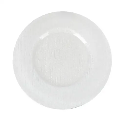 [V638067] Plato Postre Beijing Transparente 21X2 Cm.