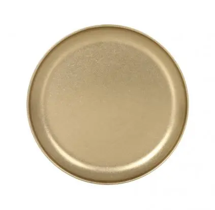 [P266002C] Plato Llano Vintage Dorado 23 Cm.