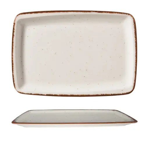 [5179] Fuente Rectangular Eo Side 37X25 Cm.