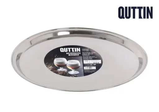 [970107-1] FUENTE OVAL INOX. 40 CM.