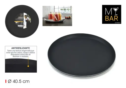 [BQ07032476374] Bandeja Camarero Antideslizante 40,5 Cm.
