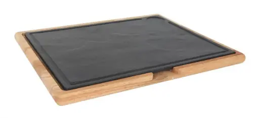 [V1508001] Fuente Hierro Fundido Base Madera 39X29 Cm.