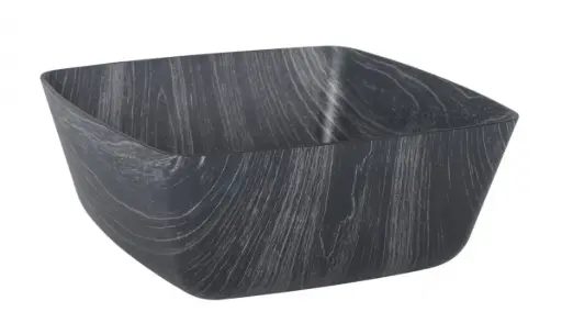 [B639023B] Ensaladera Cuadrada Ps. Negra 195X195X8,5 Cm.