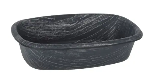 [B639029B] Bol Rectangular Ps. Negro 22X16X6,5 Cm.
