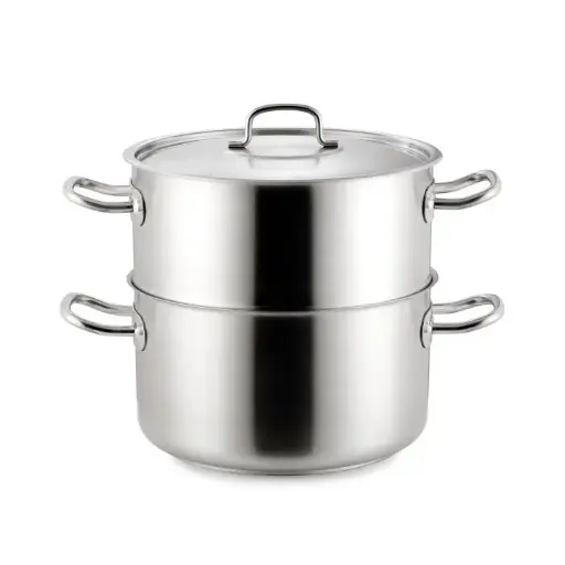 [P244024] Conj. Vapor. Recta C/Tapa Inox Pro 24Cm 
