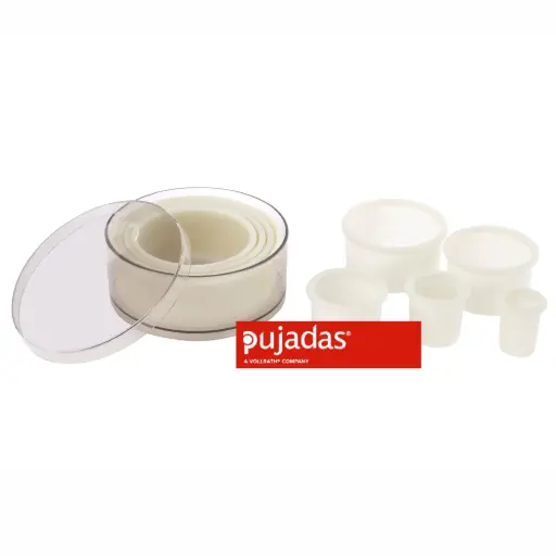 [P796000] Cortapastas Redondo Liso Poliglas 9 Unidades
