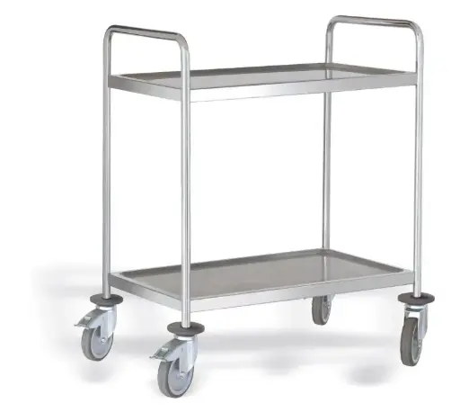 [P80250] Carro Serv Inox 2 Est 900X500 
