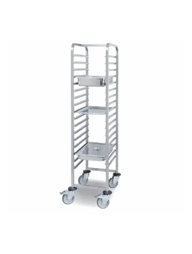 [P80430] Carro Gn. Inox 1/1 17 Guias