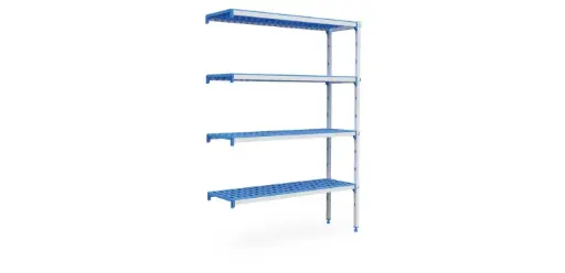 [P7480] Estanteria Aluminio / Polietileno Angular 4 Niveles 1810X555X1750 Mm.