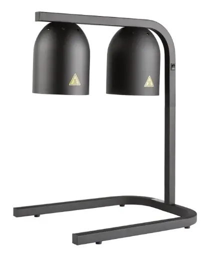 [P156558] Lámpara Base Abierta 2V Luz. Blanca 250W Eu Negro