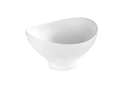 [P22169] Ensaladera Oval Melamina Blanca 29X16,5X15 Cm.