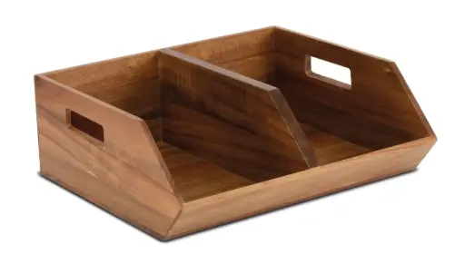[P595007] Caja Madera Buffet Doble 35X31X12,5 Cm.