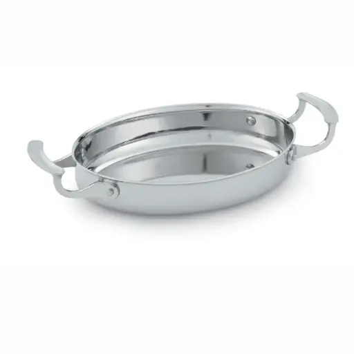 [49420] Fuente Oval Miramar Inox. 25.4X19.1Cm. 