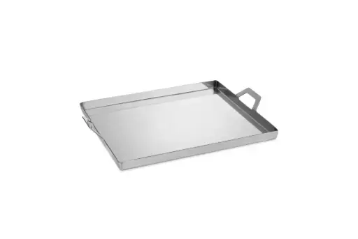 [P296515] Llauna Inox. Con Asas 26,5X23X1,5 Cm.