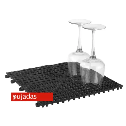 [P26100] Alfombra Barra Negra 30X30 Cm.                                   