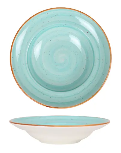 [B928253A] Plato Pasta Gourmet Aqua  24X5 Cm.