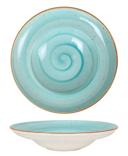 [B928218] Zz26 Plato Pasta Gourmet Aqua  30 Cm.